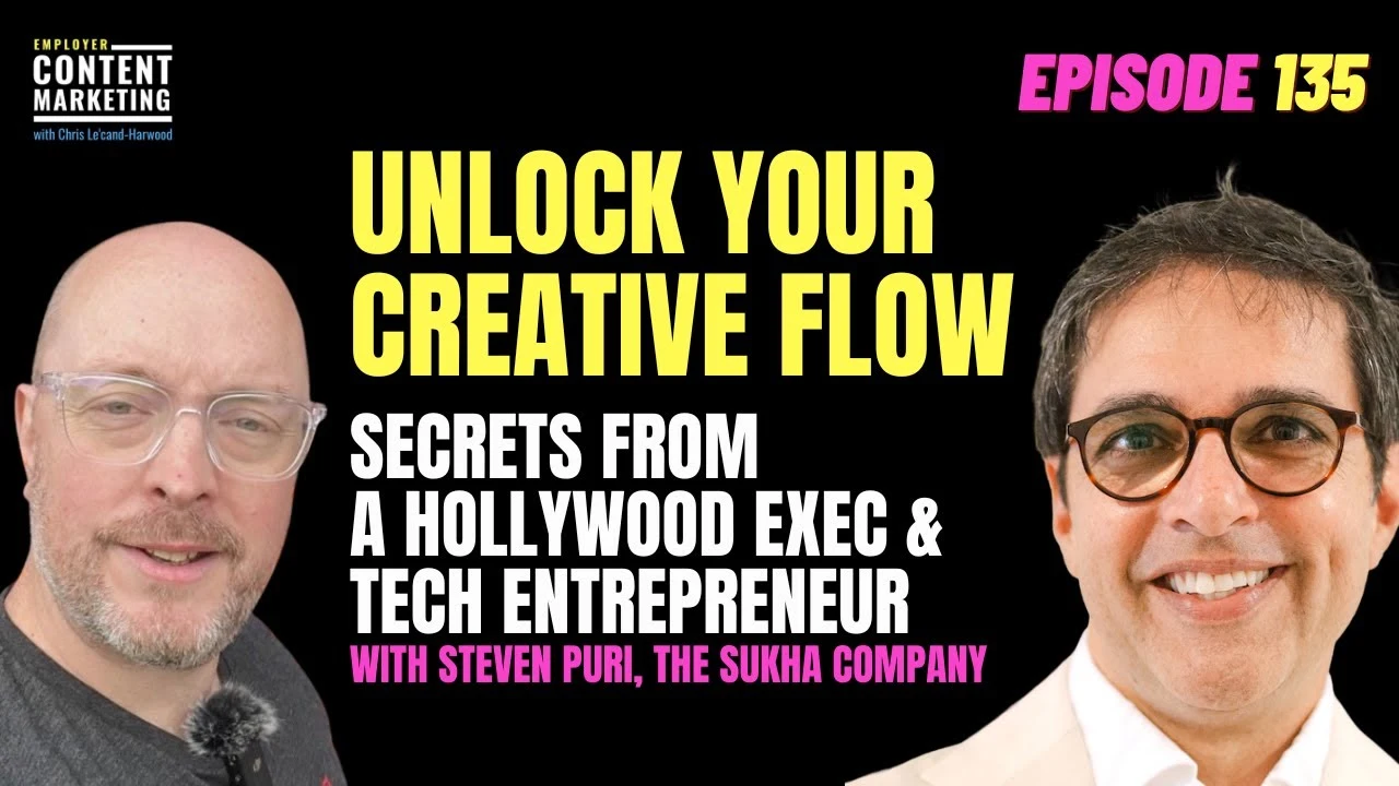 Employer Content Marketing podcast with Steven Puri about remote productivity
